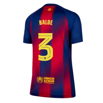 Barcelona Alejandro Balde #3 Maglia Gara Casa Repliche 2025-26 Donna Maniche Corte